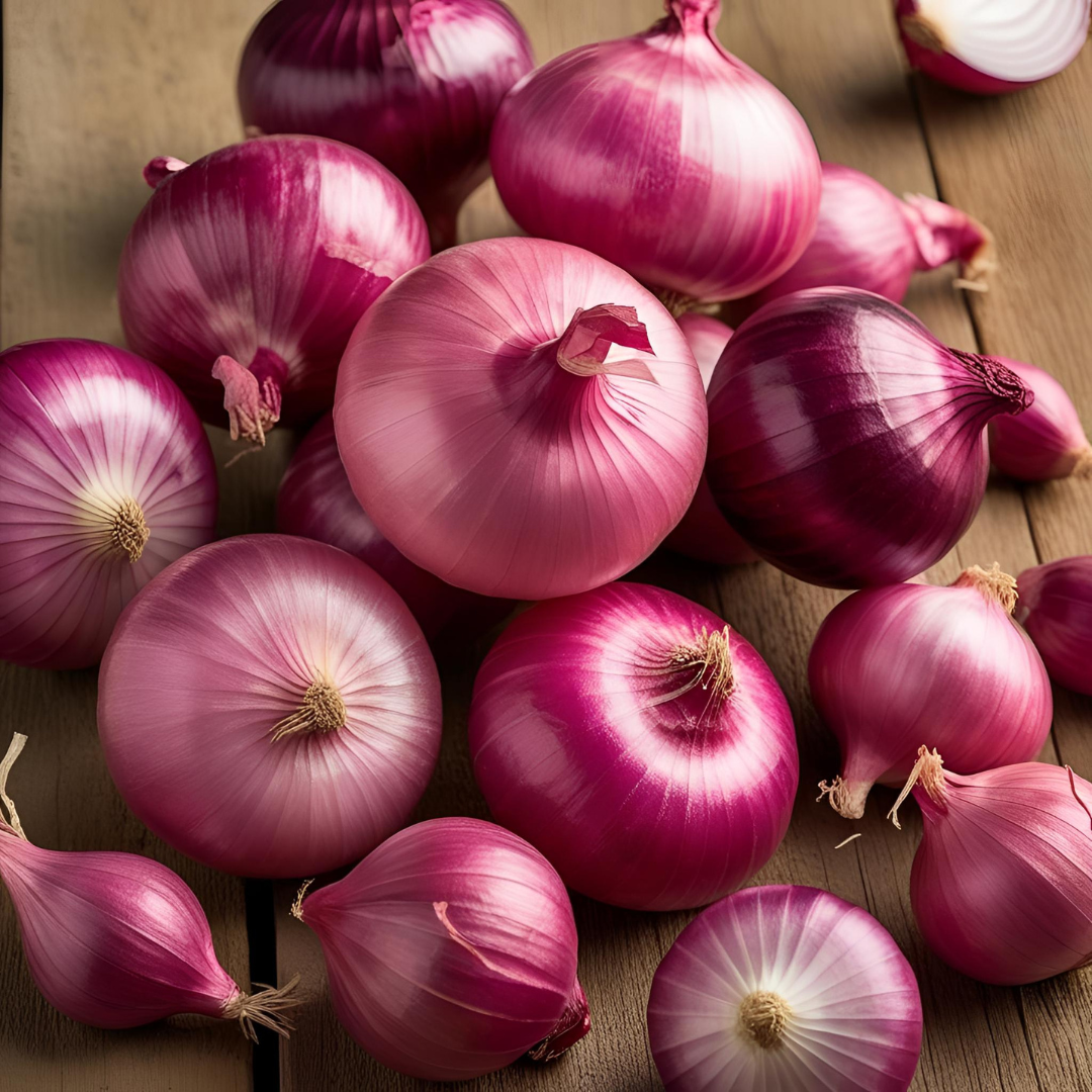 Dehydrated Pink Onion