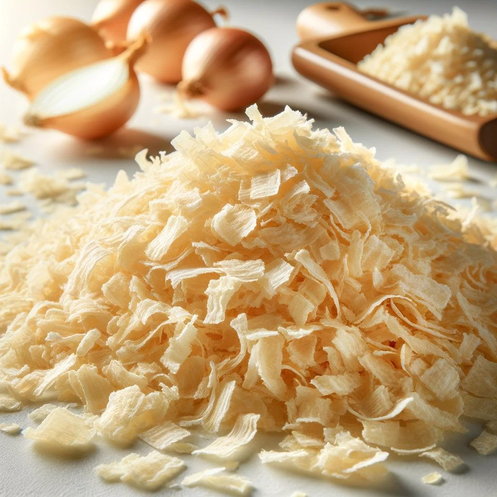 dehydrated white onion chopped